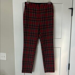 Women’s Red Plaid Pants
